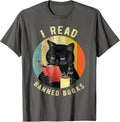 Funny Cat I Read Banned Books Bookworms Loves Unisex T-Shirt