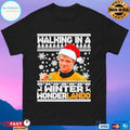 Lando Norris Christmas Walking In A Winter Wonderlando Christmas 2025 T-shirts