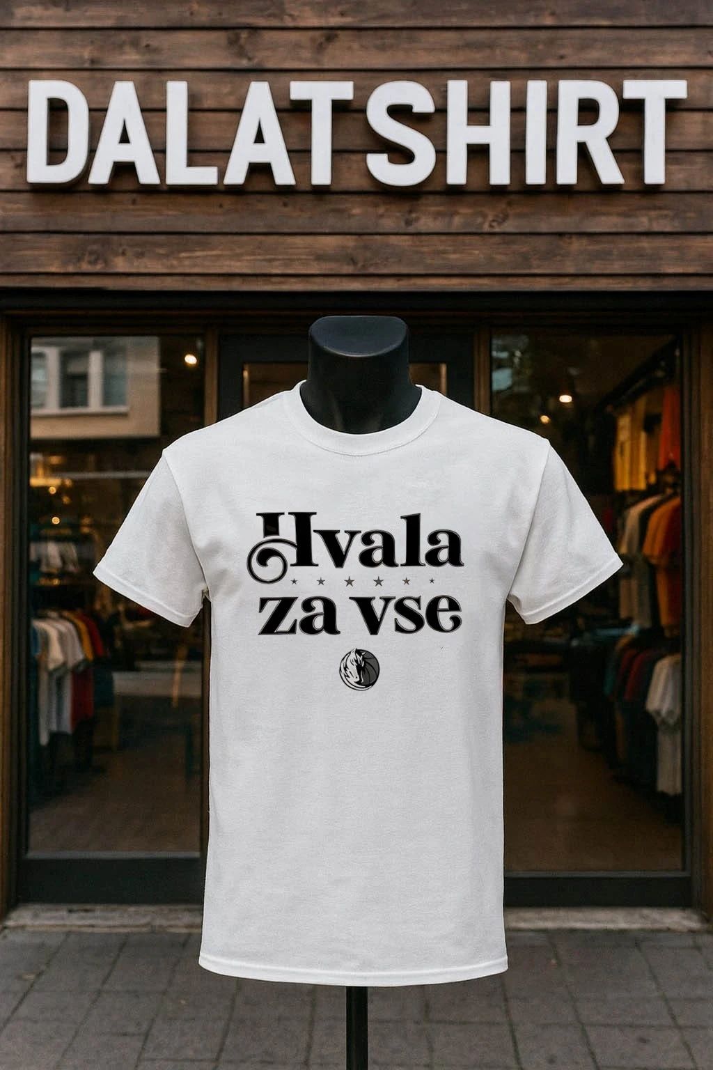 Dallas Mavericks hvala za vse logo shirt