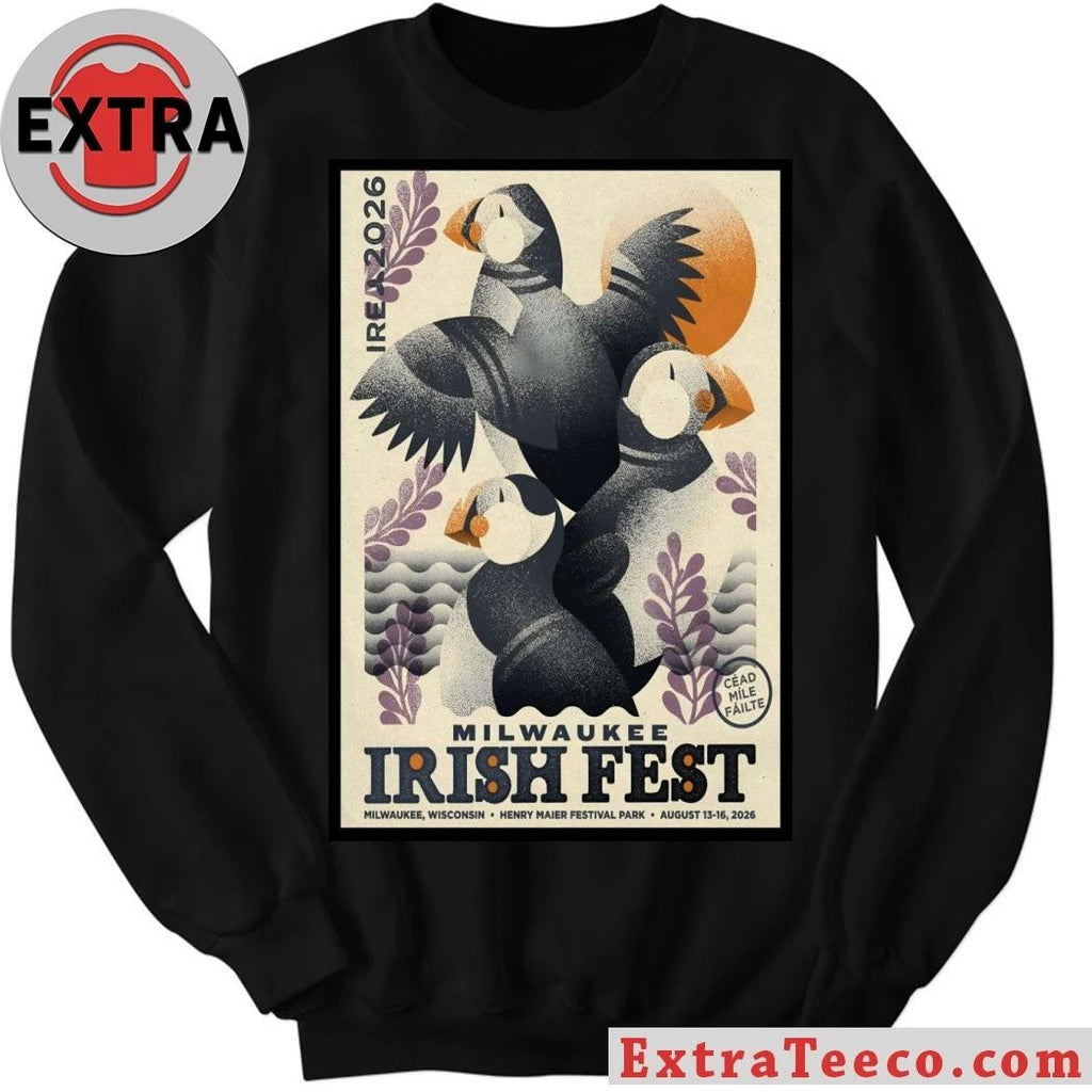 Milwaukee Irish Fest In Milwaukee WI On Aug 13-16 2026 Event Poster T-Shirt
