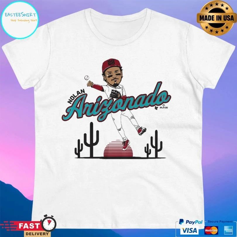 Arizona Diamondbacks Nolan Arenado Arizonado Caricature T-shirts