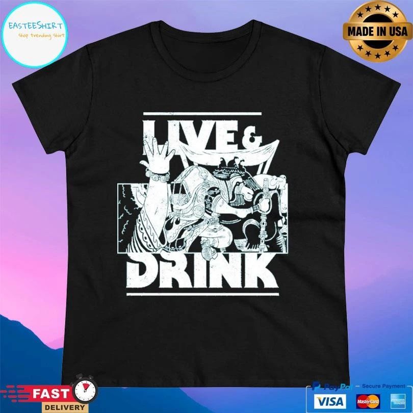 Caves Of Qud Live And Drink T-shirts
