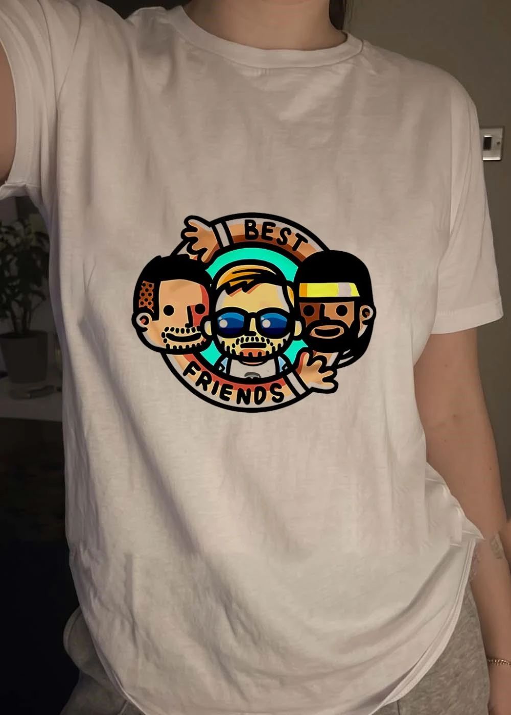Friends Cartoon Trio Men’s shirt