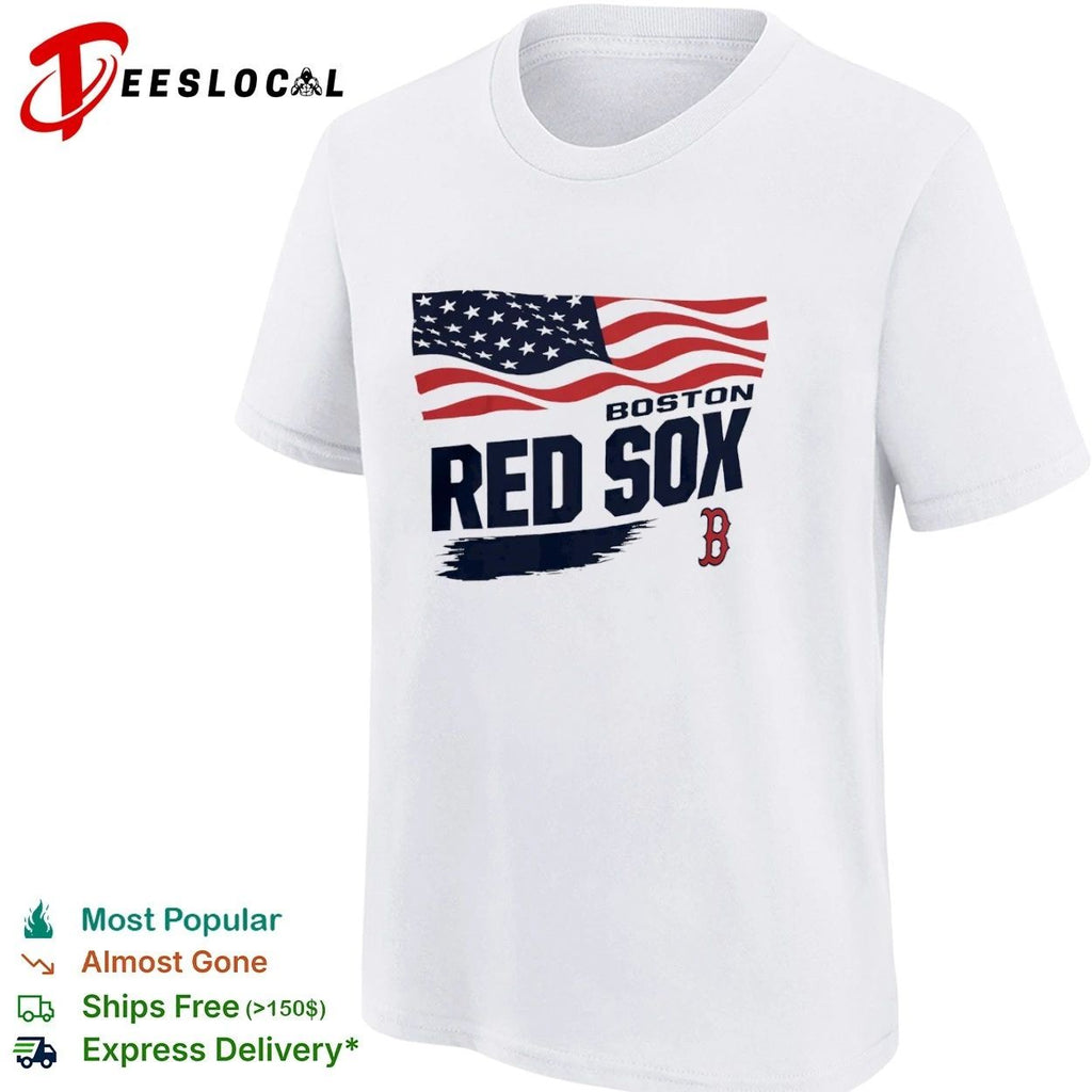 Boston Red Sox Starter Waving Flag MLB T-shirt