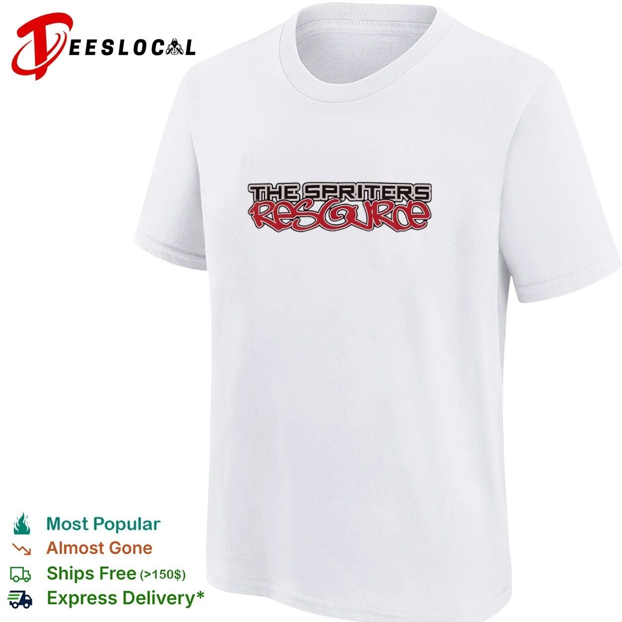 The Spriters Resource gaming sprites pixel art T-shirt