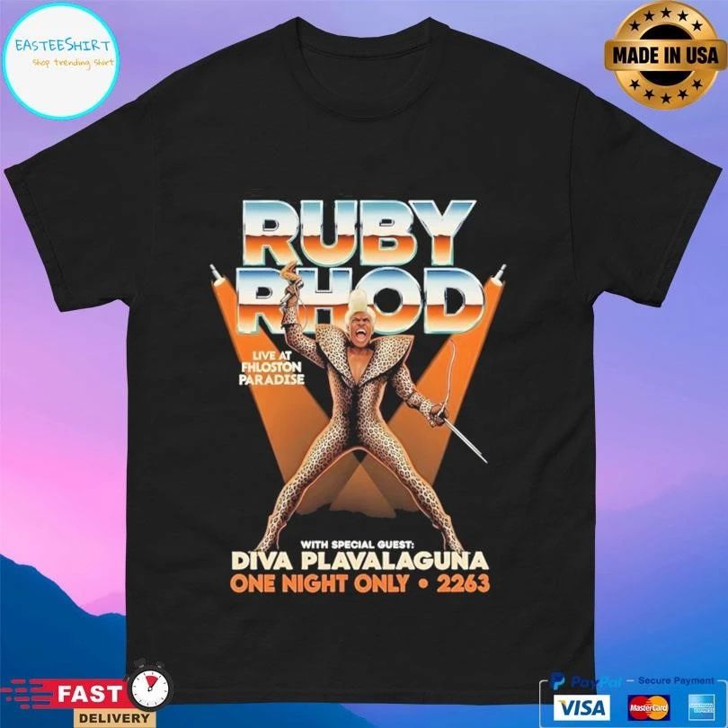 Ruby Rhod Live At Fhloston Paradise With Special Guest Diva Plavalaguna One Night Only 2263 T-shirts