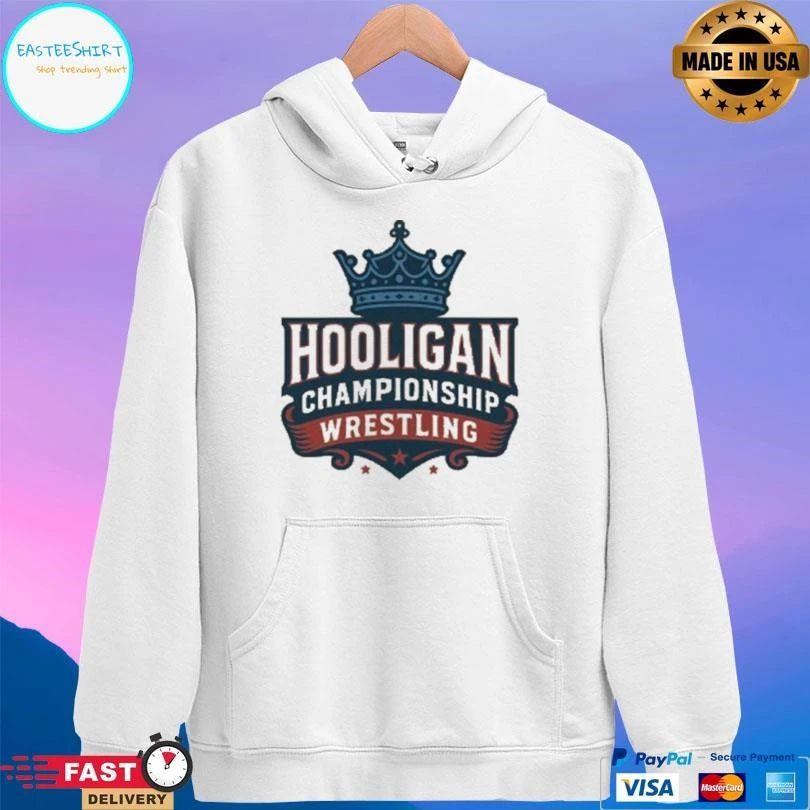 Hooligan Championship Wrestling Retro Logo T-shirts