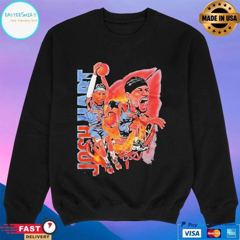 Josh Hart Ny Knicks Cartoon Basketball T-shirts