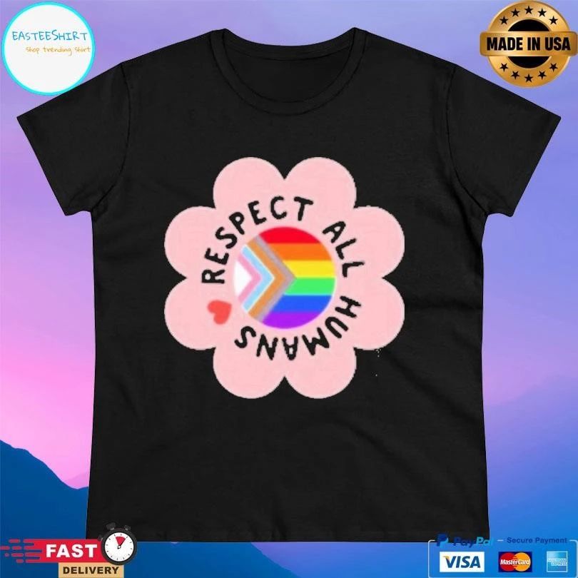 Respect All Humans Lgbtq Pride T-shirts