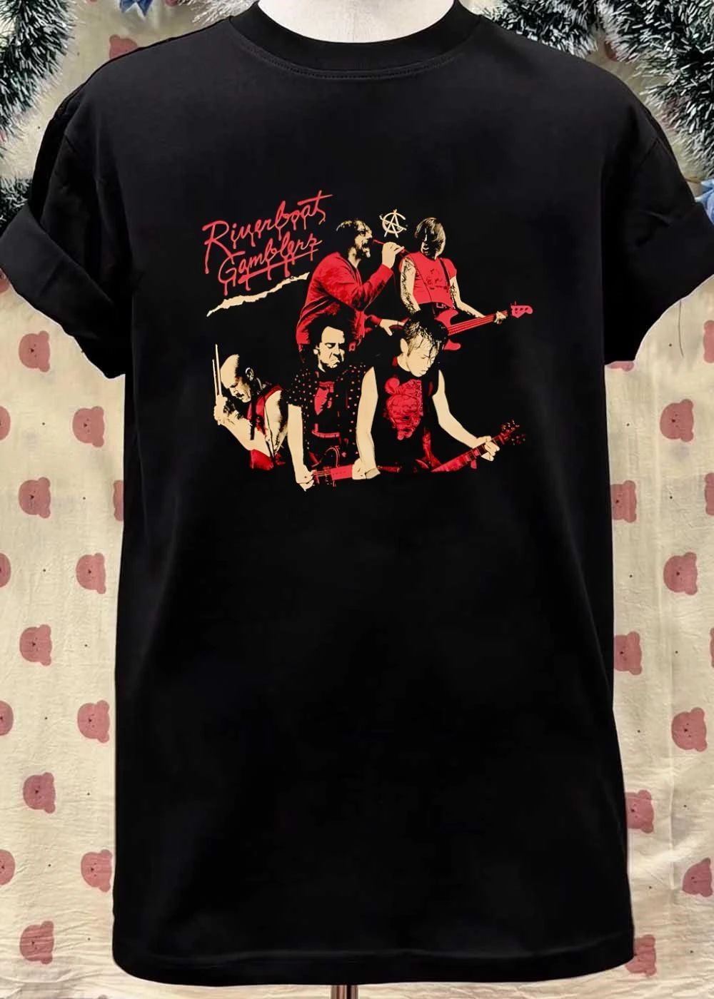 Riverboat Gamblers Band Playing Instruments Rock Music shirt