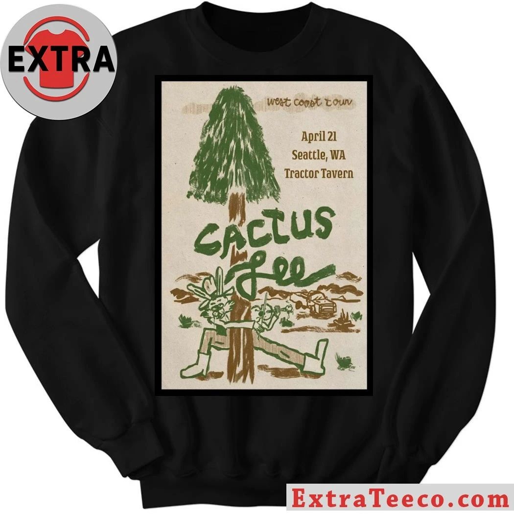 Cactus Lee 4 21 2026 Seattle WA Poster Shirt