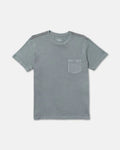 RVCA PTC II Pigment Pocket Tee Men's Slim Fit T-Shirt Monument NEW NWT Large