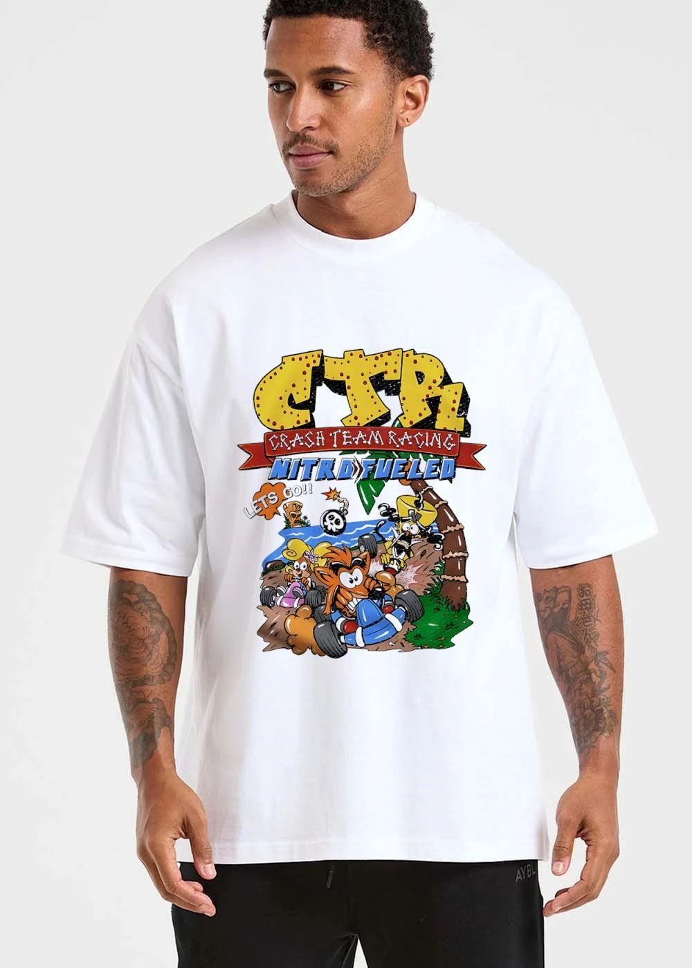 Ctr Crash Team Racing Nitro Fueled Lets Go Cartoon Drivers Karts shirt