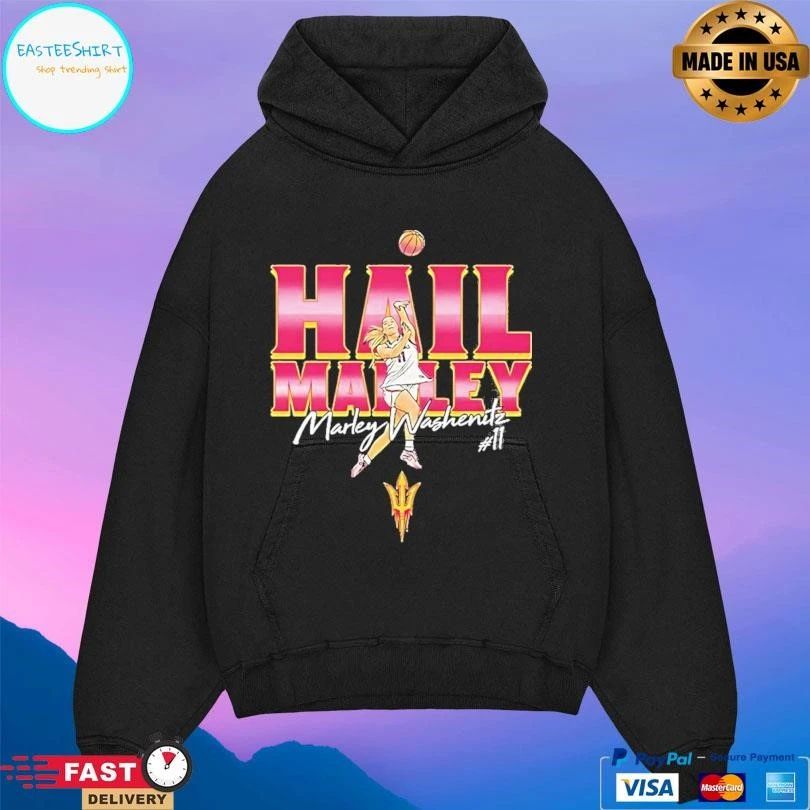 Marley Washenitz Hail Marley Arizona State Ncaa Womens Basketball T-shirts