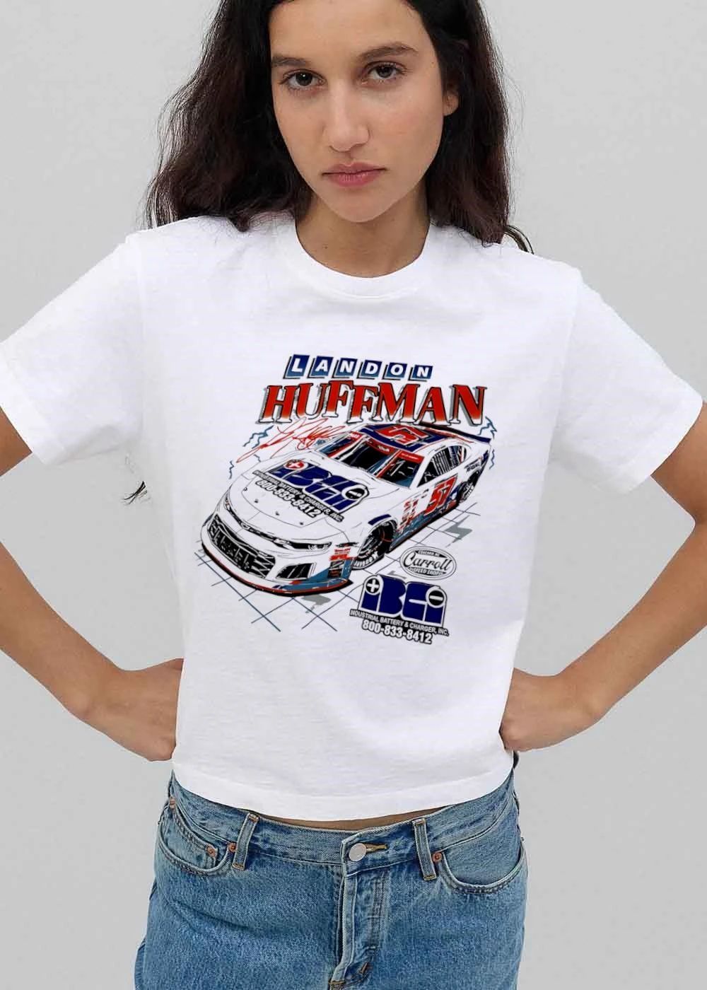 Carroll Speed Shop Industrial Battery And Charger Landon Huffman shirt