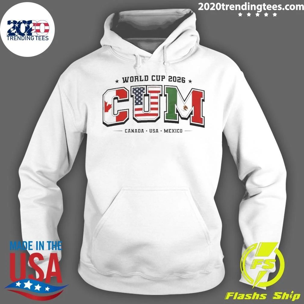 Canada Usa Mexico Soccer Tournament Souvenir World Cup 2026 Cum Shirt