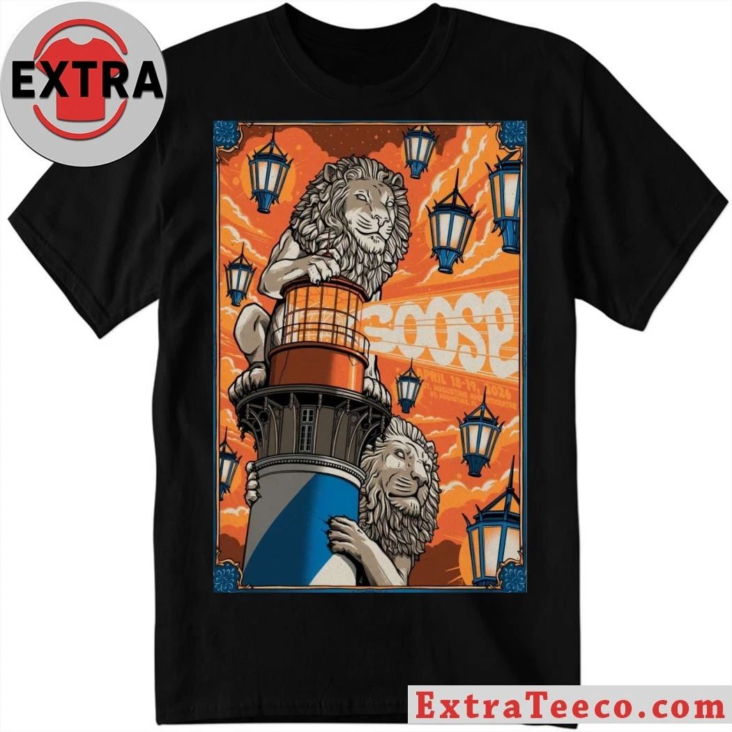 Goose April 18-19, 2026 St. Augustine Amphitheatre, St. Augustine, FL Poster Shirt