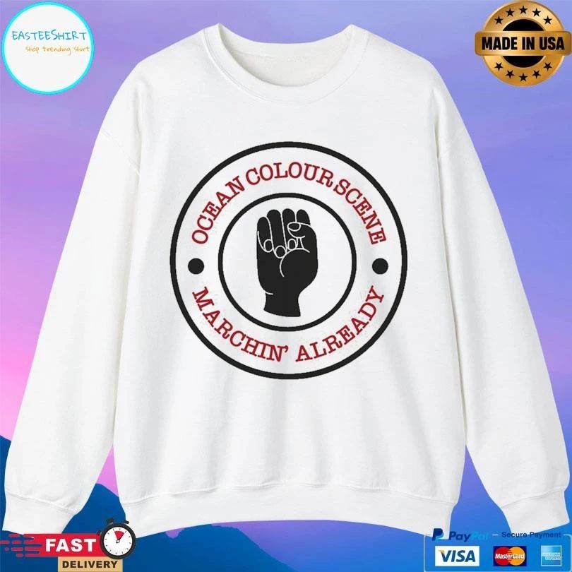 Ocean Colour Scene Marchin’ Already Logo T-shirts