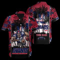 Personalized New York Giants Sunset Blitz Hawaiian Shirt