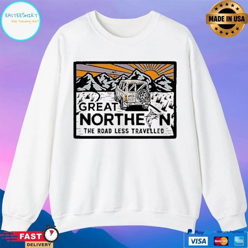 Great Northern The Road Less Travelled T-shirts