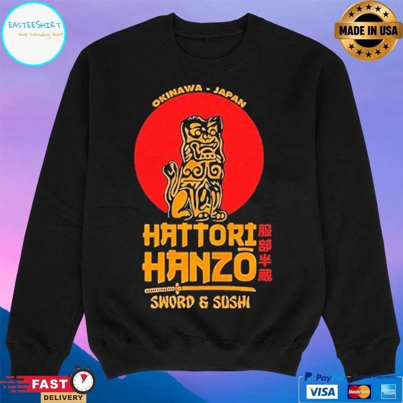Okinawa Japan Hattori Hanzo Sword And Sushi T-shirts