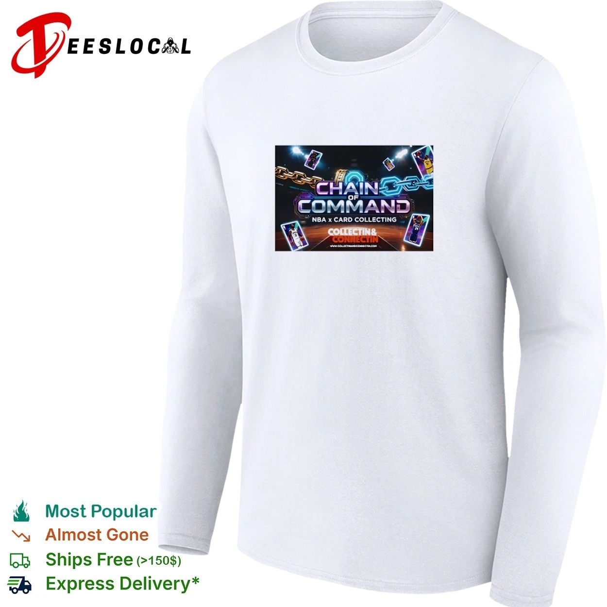 Chain of Command NBA x Card Collecting T-shirt