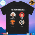 Trump Vs Elon Musk The Four Horsemen Pestilence War Famine Death T-shirts