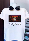 OnlyPaws Westie Dog Gazing at Minneapolis Sunset Skyline shirt