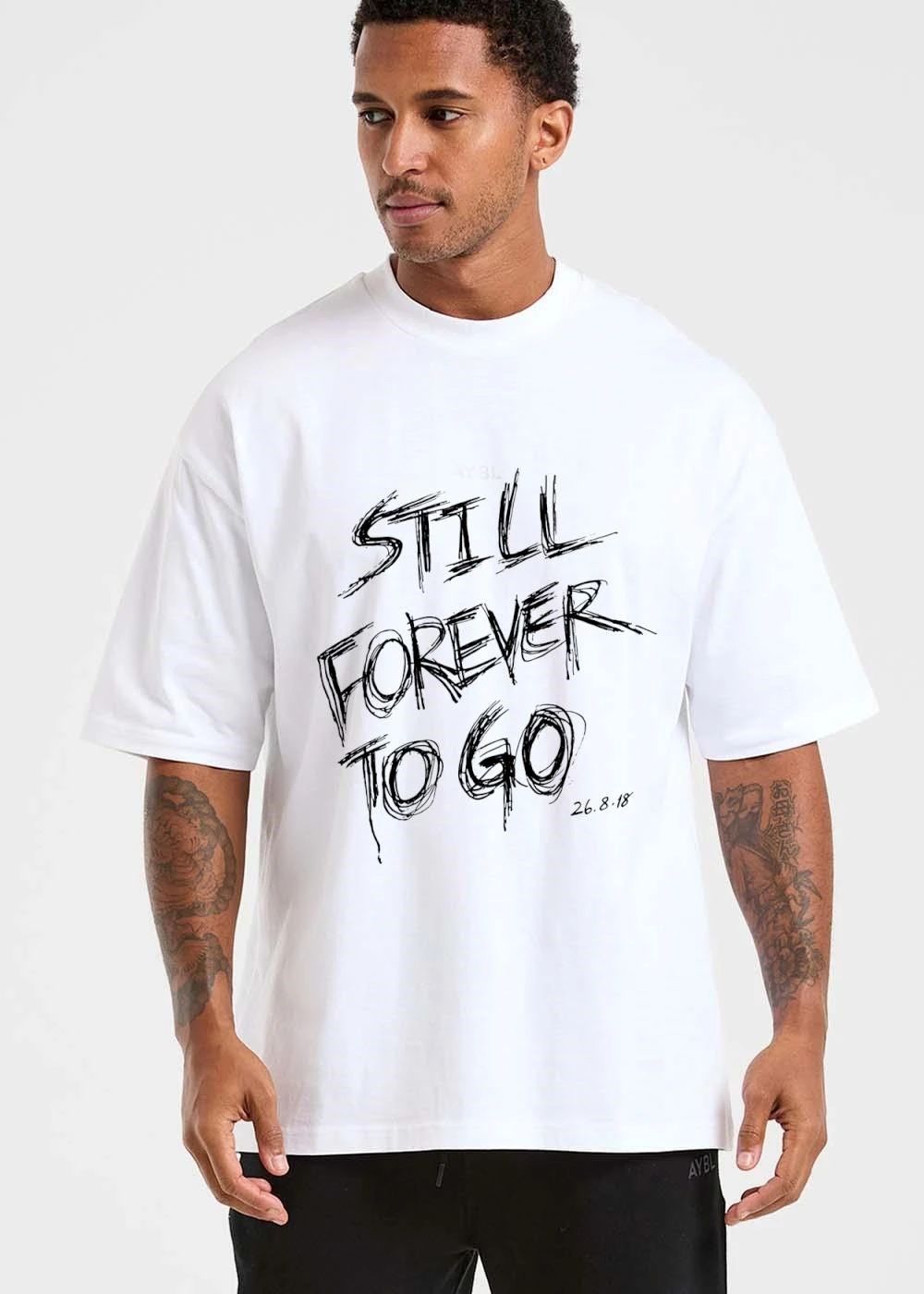 Still Forever To Go 26 8 18 Black Scratchy shirt