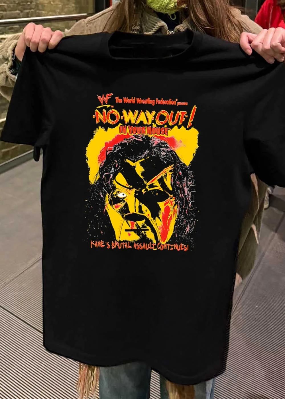 WWF No Way Out In Your House Kane’s Brutal Assault Continues T-Shirt