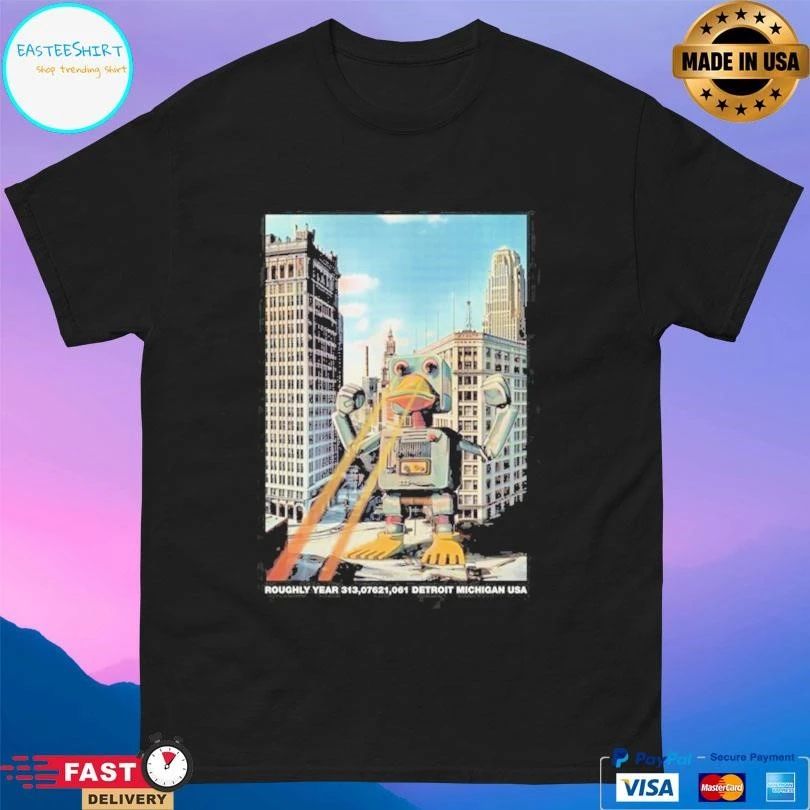 Duck Wiptopia Roughly Year 313,07621,061 Detroit Michigan USA Wiptopia T-shirts