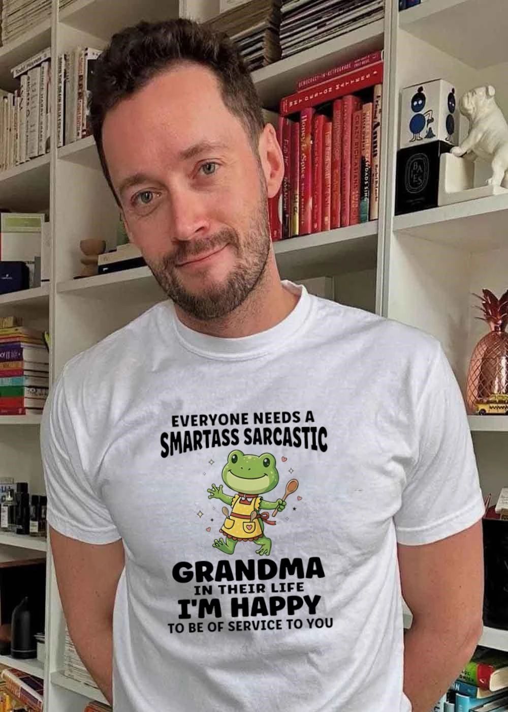 Funny Frog Grandma Cooking Everyone Needs a Smartass Sarcastic in Their Life shirt