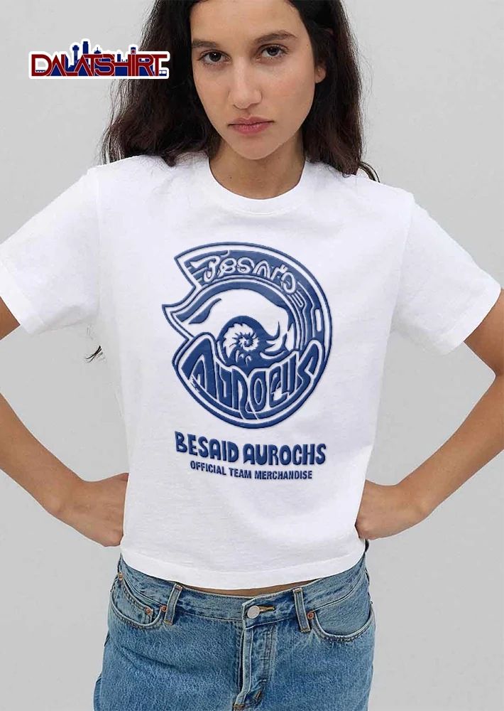 Besaid Aurochs Official Team Merchandise Blitzball Shell Emblem Logo shirt