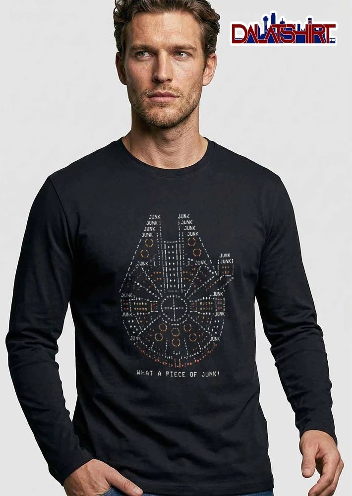 What a piece of junk Millennium Falcon spaceship shirt