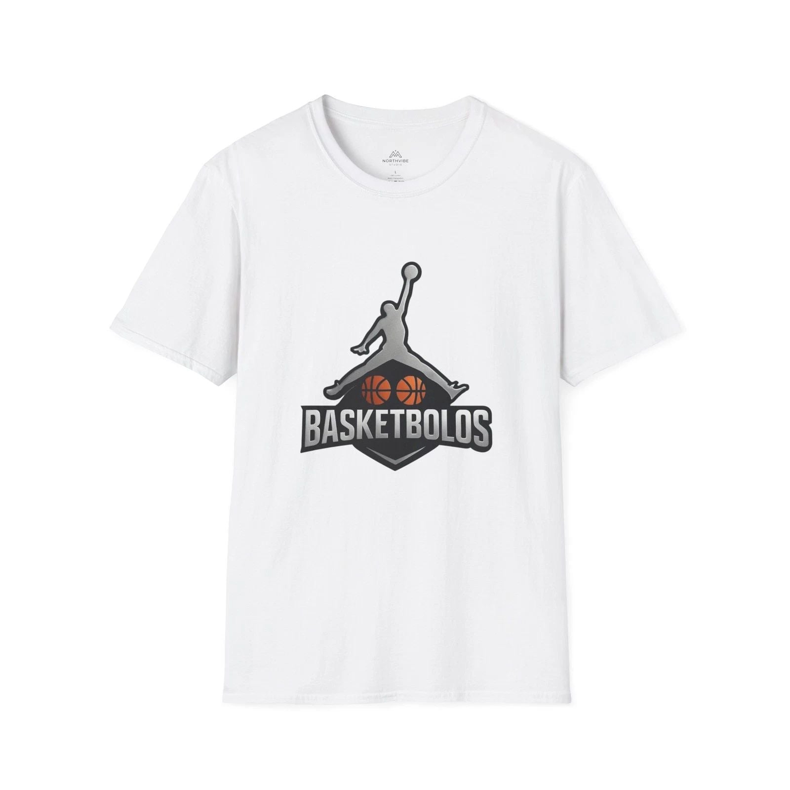 Basketbolos Logo Tee | Basketball Jersey Style T-Shirt
