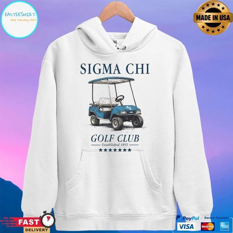 Sigma Chi Golf Club Established 1855 T-shirts