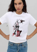 Colonel Sanders Caricature Bloody Hatchet Dead Chicken Red Bucket shirt