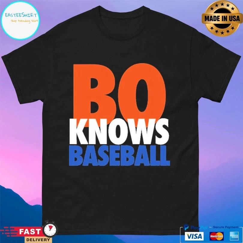 NY Bo Knows Baseball T-shirts