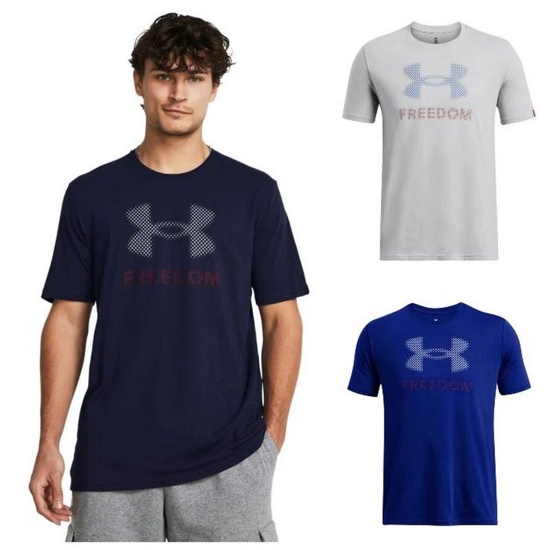 Under Armour 1382974 Men's UA Freedom Amp T-Shirt Short Sleeve Tee