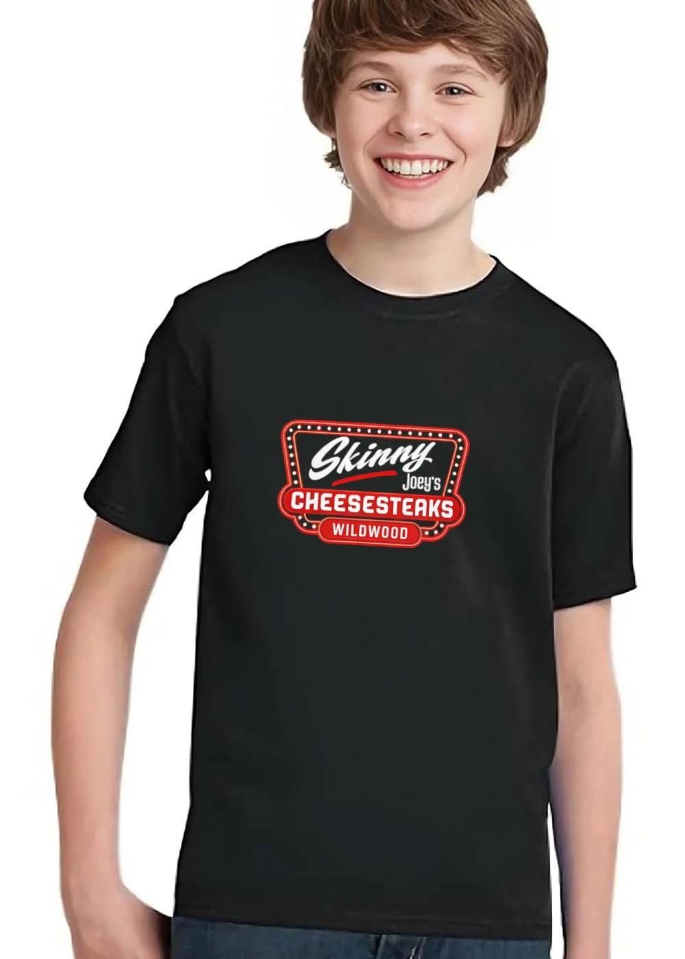 Skinny Joeys Cheesesteaks Wildwood Retro Marquee Frame Bulb Lights Sign shirt