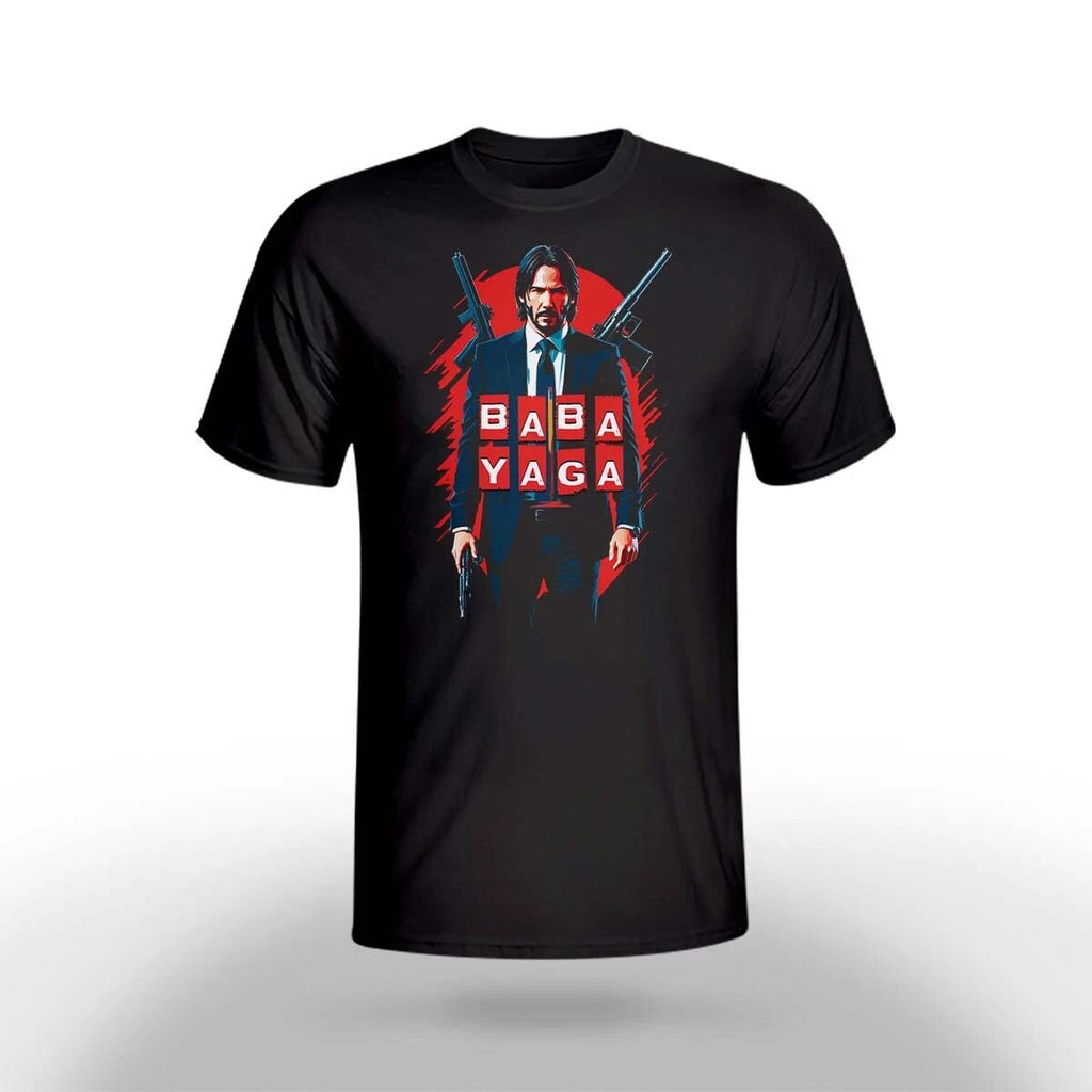 John Wick Inspired PREMIUM T-Shirt Gift Men Unisex - BABA YAGA - JW-A03