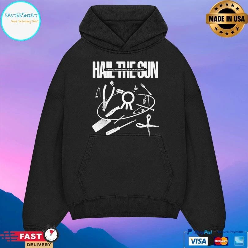 Monochrome Carve Hail The Sun Carving My Way Through Your Thoughts T-shirts