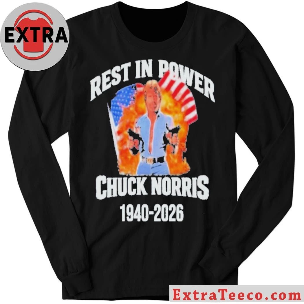 Rest In Peace Chuck Norris Legend 1940-2026 Shirt
