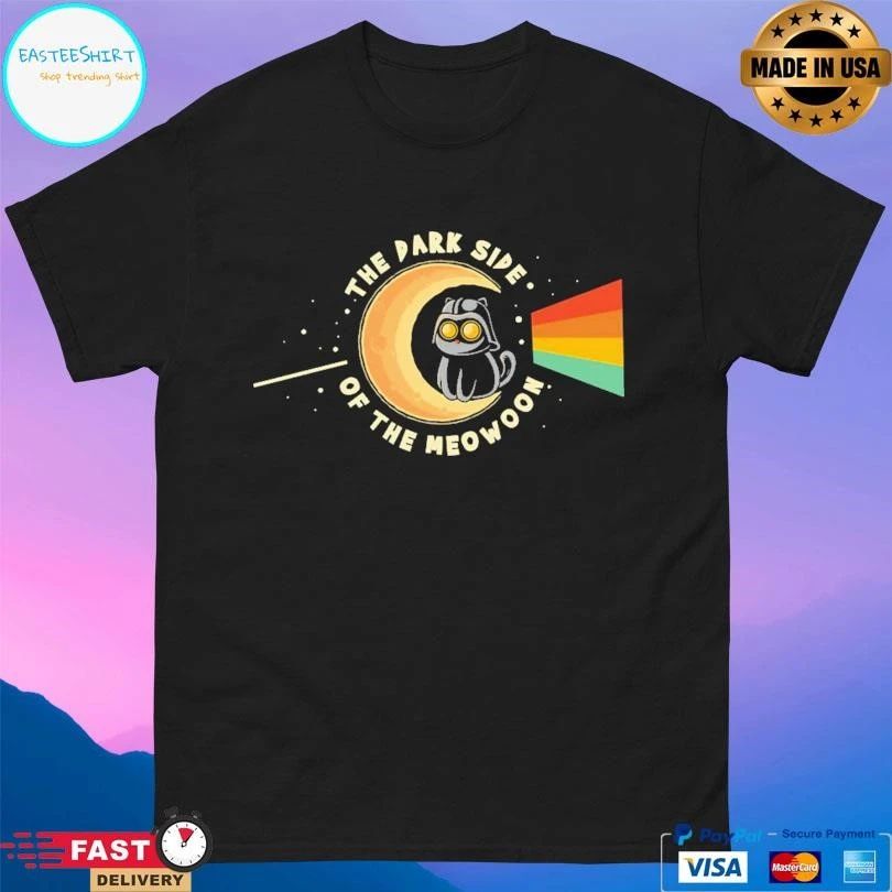 The Dark Side Of The Meowoon T-shirts