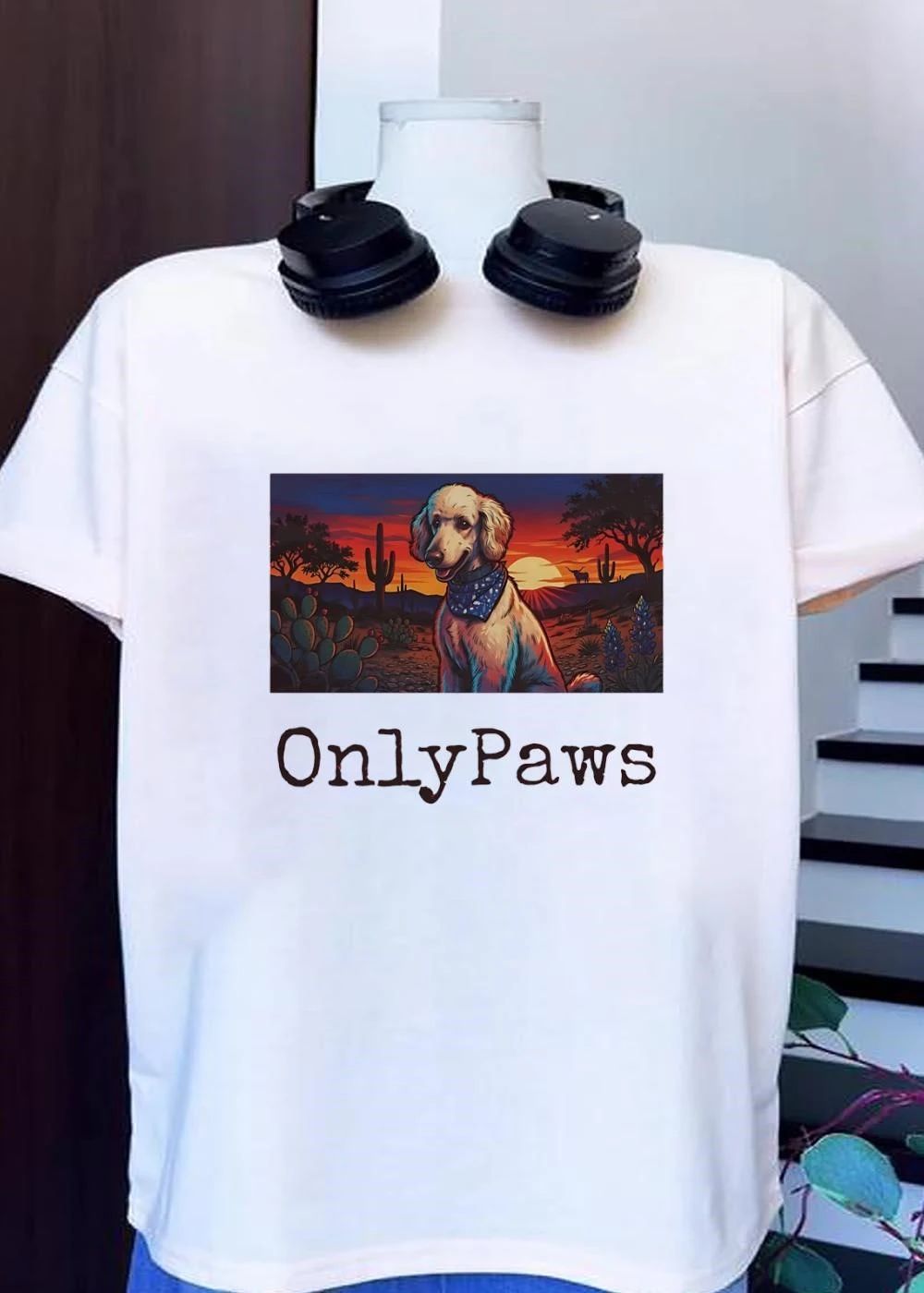Desert Sunset Dog OnlyPaws shirt