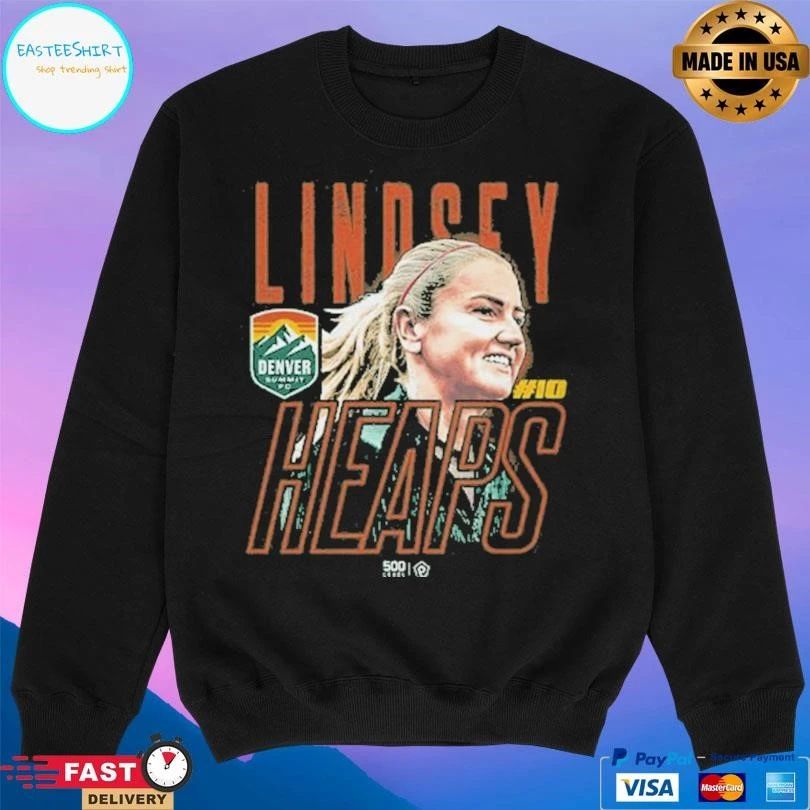 Lindsey Heaps Denver Summit FC Player Name T-shirts