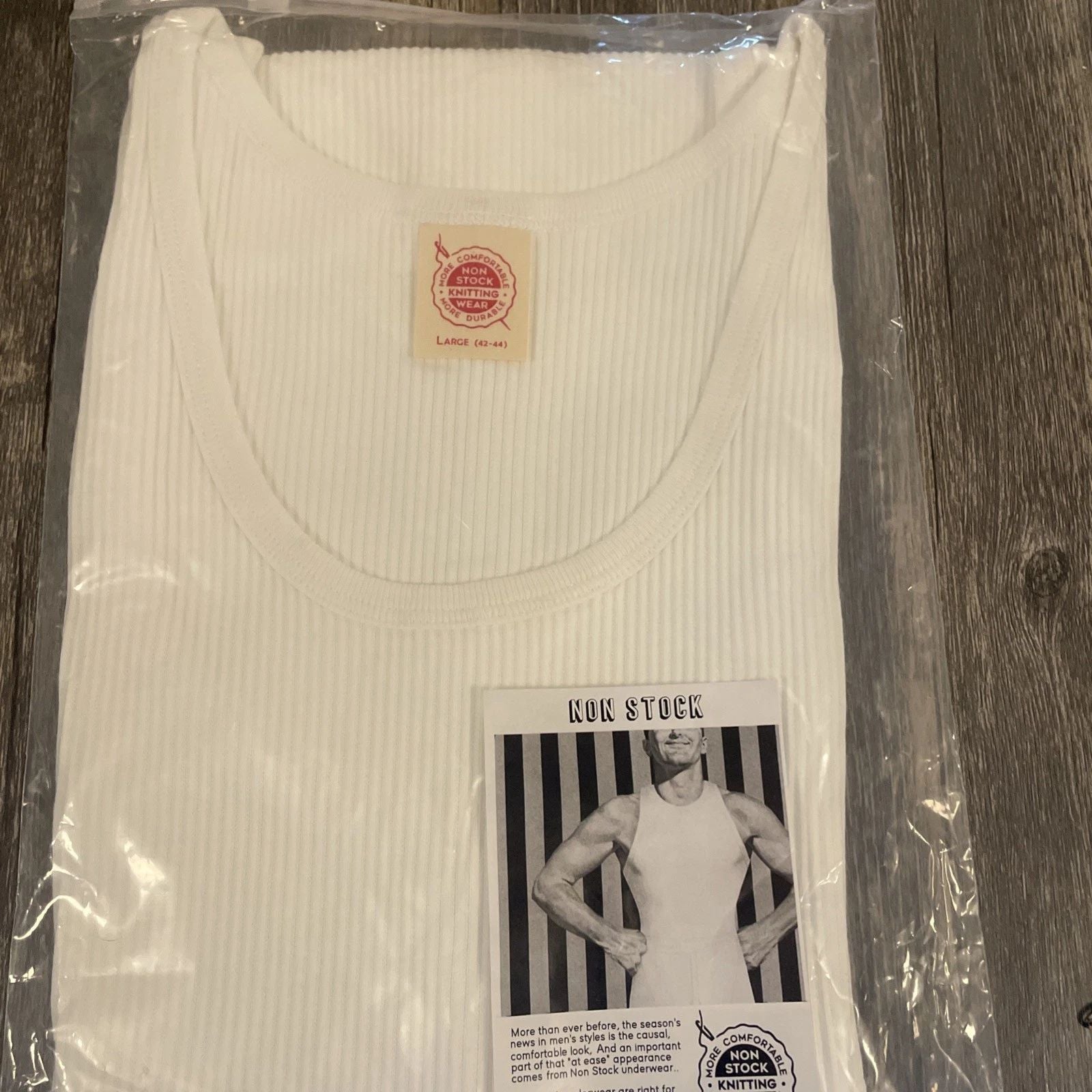 NON STOCK Men Cotton Basic Tank Top Slim Casual Ribbed Sleeveless T-Shirt Beach
