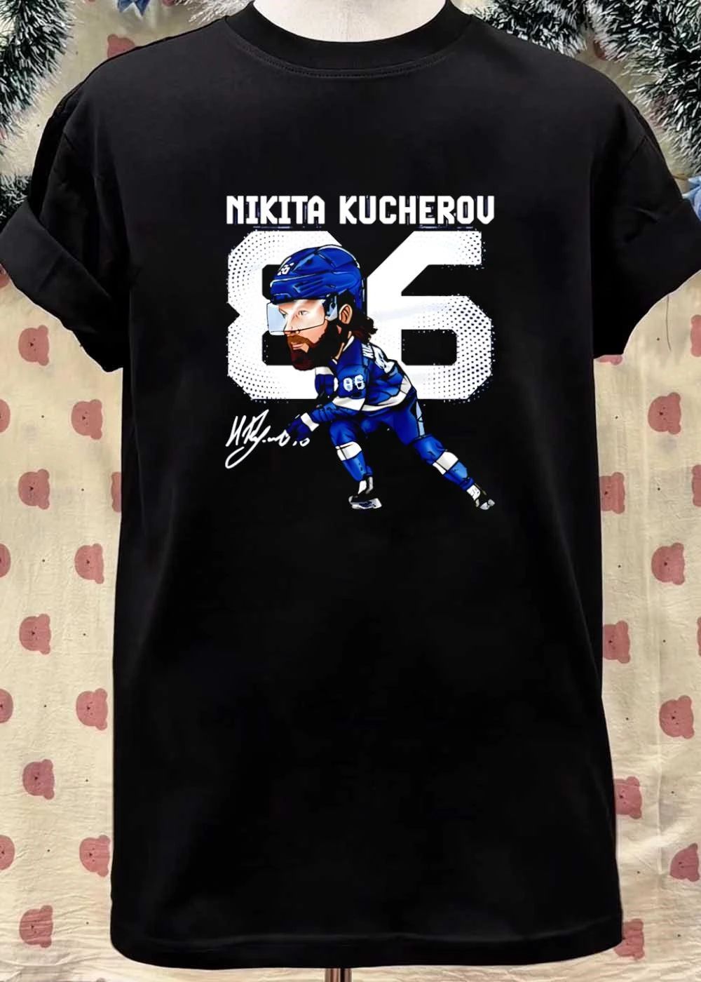 Kucherov Signature Nikita Kucherov 86 Tampa Bay Lightning T-Shirt