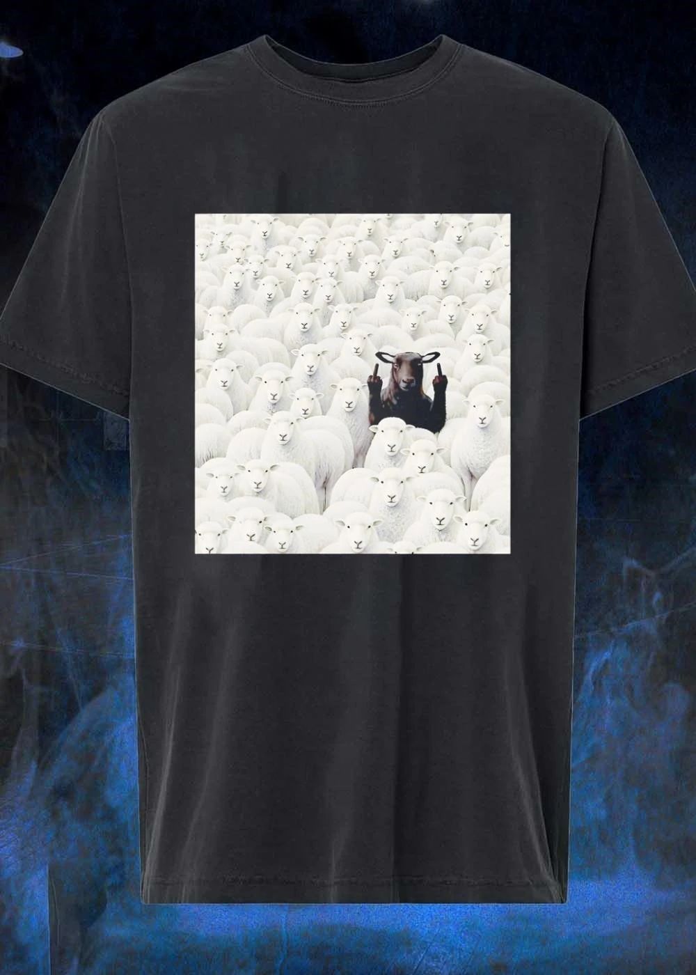 Black Sheep Giving Middle Fingers shirt