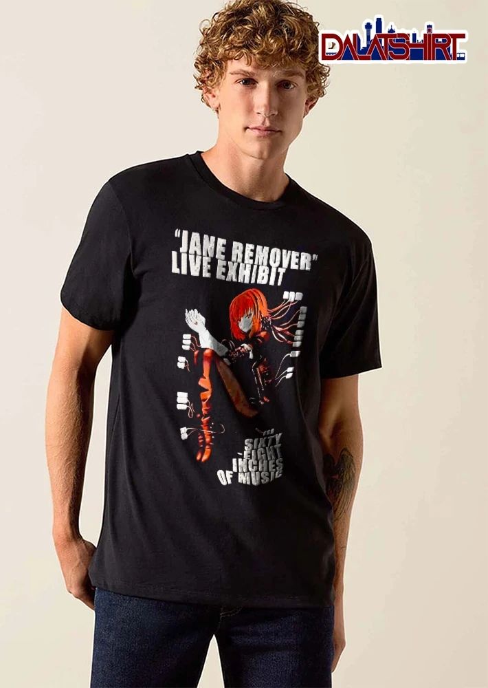 Live Exhibit Sixty Eight Inches Of Music Jane Remover Red Hair Anime Girl Floating Wires shirt
